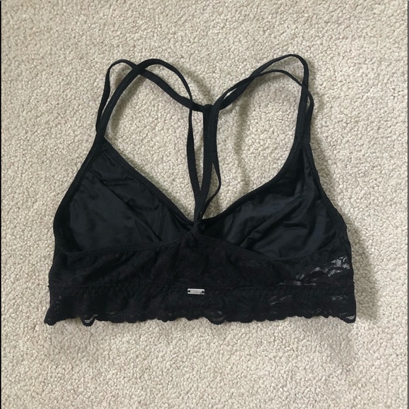 PINK Black Lace Bralette - Picture 2 of 6